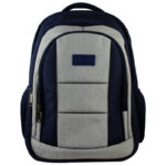 Mochila Para Laptop 15-17" Perfect Choice Pc-084198 Sharp, De Poliester, Azul-Gris