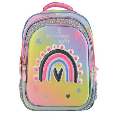 Mochila Escolar Arcoíris Para Niñas Múltiples Compartimentos Explorer | Perfect Choice