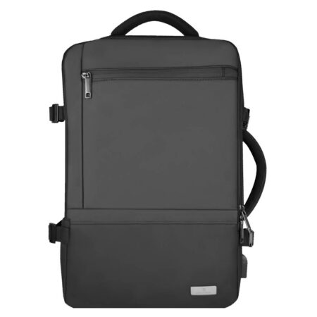 Mochila Expandible De Viaje Para Laptop Con Sujetador Para Maleta Travela Color Negro | Perfect Choice