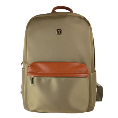 Mochila Para Laptop 15.6″ Perfect Choice Sahara/De Poliester/Con Diseño Ejecutivo/Cafe-Naranja/Pc-084884