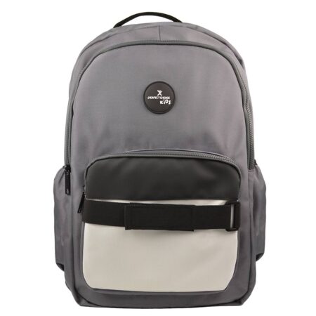 Mochila Escolar Perfect Choice Loopy/De Poliester/Con Multiples Compartimentos/Gris/Pc-085201