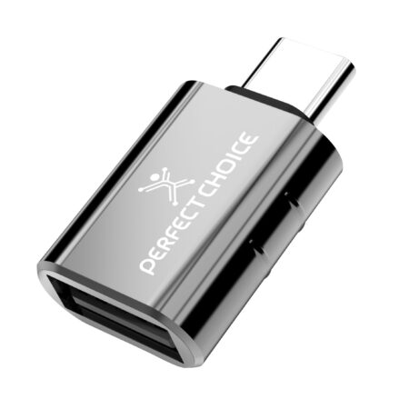 Adaptador USB Tipo C A Tipo USB A Perfect Choice Pc-101291, Negro