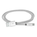Cable USB A Micro USB Perfect Choice Pc-101680 , Plata