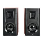 Bocinas Para Computadora Perfect Choice Meridian/Sonido 2.0/Acabado De Madera/Pc-112686