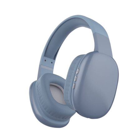 Diadema Audifono Inalambrico Perfect Choice Cloud Bt On-Ear/Manos Libres 3.5Mm/Azul/Pc-116967
