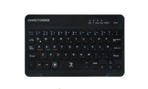 Mini Teclado Inalámbrico Bluetooth Universal Ultra Delgado Color Negro | Perfect Choice