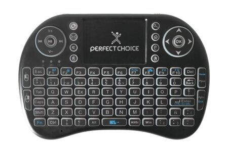 Mini Teclado Inalambrico De Entretenimiento P/Smart Tv Perfect Choice, Pc-201007