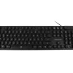 Teclado Alambrico Round USB Perfect Choice Negro, Pc-201045