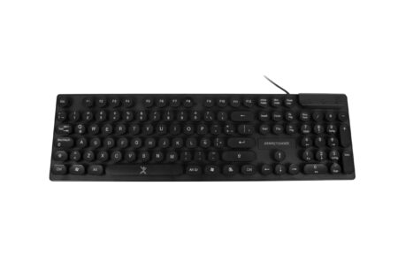 Teclado Alambrico Round USB Perfect Choice Negro, Pc-201045