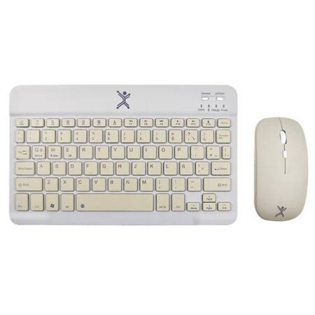 Kit Teclado Y Mouse Inalambrico Perfect Choice Pc-201267 Genova, Compacto, Color Gris