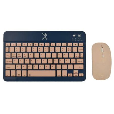 Kit De Teclado Y Mouse Bluetooth Inalámbrico Color Azul | Perfect Choice
