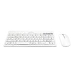 Kit Teclado + Mouse Recargable Inalámbrico+ Bt Zebrary Color Blanco | Perfect Choice