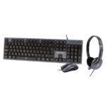 Kit De Teclado, Mouse Y Diadema Con Micrófono Integrado Alámbrico | Perfect Choice