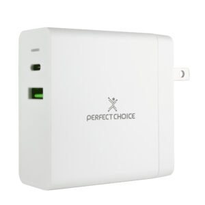 Adaptador De Corriente 65w Para Laptops Y Dispositivos Móviles Color Blanco | Perfect Choice