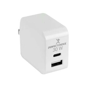Adaptador De Corriente Universal Carga Rápida 30w 2 Puertos | Perfect Choice
