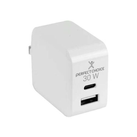 Adaptador De Corriente Universal Carga Rápida 30W 2 Puertos | Perfect Choice