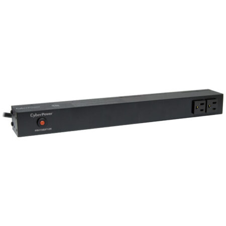 BARRA DE CONTACTO CYBERPOWER C/12 TOMAS/1U, PDU15B2F12R