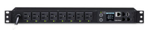 PDU SWITCHABLE POR TOMA CYBERPOWER PDU41001 ENTRADA 120VCA NEMA 5-15P/CON 8 SALIDAS NEMA 5-15R/HORIZONTAL 19"/1UR
