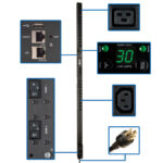 Pdu Tripp-Lite Pdumv30Hvnetlx - Conmutado, 0U, Vertical, Metal, 200-240 V
