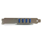 Tarjeta Startech PCI Express PCI-E USB 3.0 C/Uasp 4Ptos SATA
