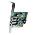 Tarjeta Startech PCI Express PCI-E USB 3.0 C/Uasp 4Ptos SATA