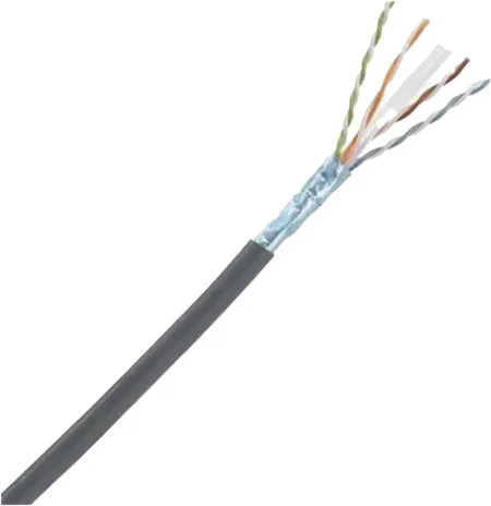 Bobina De Cable Blindado F/Utp De 4 Pares Panduit Pfl6X04Bl-Ceg Cat6A/Soporte De Aplicaciones 10Gbase-T/Lszh (Libre De Gases Toxicos)/Color Negro/305M