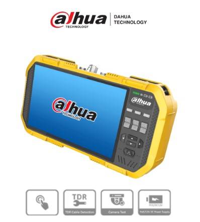 Dahua Pfm907 -Probador De Video IP Y Hdcvi// Control Ptz/ Soporta Audio/ Multimetro Integrado/Soporta Protocolo Onvif/ Salida De 12V 2 Amp Para Cámara –