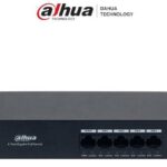Switch 4 Puertos Gigabit PoE Y 1 RJ45 10/100/1000 Mbps. Protección Contra Descargas Eléctricas - Incluye Fuente De Poder Integrada