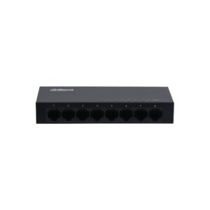 SWITCH DAHUA PFS3008-8GT 8 PUERTOS/NO ADMINISTRABLE/10/100/1000MBPS/16GBIT/S/4000 ENTRADAS