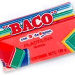 Plastilina Baco Maqueta 180 Gramos Color Rojo Pl006 No. 54 -
