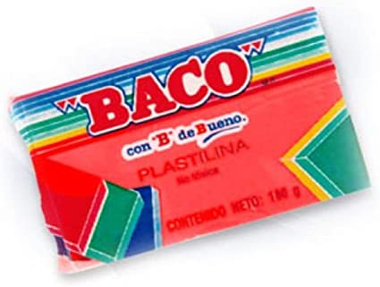 Plastilina Baco Maqueta 180 Gramos Color Rojo Pl006 No. 54 –
