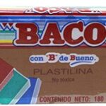 Plastilina Baco Maqueta 180 Gramos Color Café Clave Pl010 No. 58 -