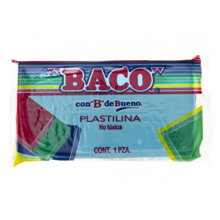 Plastilina Baco Maqueta 180 Gramos Color Azul Cielo Pl045 –