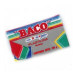 Plastilina Baco Maqueta 180 Gramos Color Gris Obscuro Pl091 -