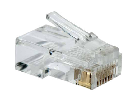 Kit De 100 Conectores Vorago Plug RJ45 Cat5 P/Cable Utp, Plug-100