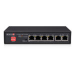 Switch PoE De 4 Canales Gigabit - Total Power 72W, Cctv Mode