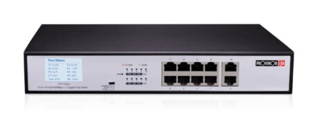Switch Provision-Isr Poes-08120Gc+2Gi – 8 Puertos PoE 10/100 Mbps + 2 Uplink. 130 Watts