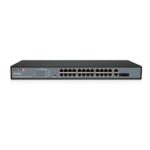 Switch PoE De 24 Canales - Total Power 370W, En Modo Cctv Puedes Conectar Cámaras IP Hasta 250 Mts