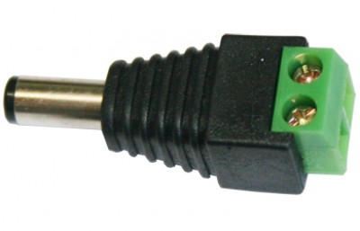 Adaptador De Energía Para Cámaras DC Macho