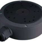 Caja De Conexiones Para Exterior - Compatible Con Camaras Ahd E IP, Aprueba De Agua Ip66, Color Negro.
