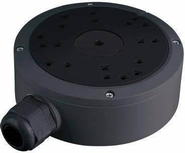 Caja De Conexiones Para Exterior - Compatible Con Camaras Ahd E IP, Aprueba De Agua Ip66, Color Negro.