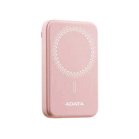 Power Bank Adata Pr050-11Pk 5000Mah/USB-C/Con Cargador Inalambrico/Color Rosa