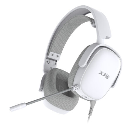 Diadema Audifono C/Microfono, Gamer, Xpg Precog S-Whcww 3.5Mm/Alambrico, 1.3 Metros/Color Blanco