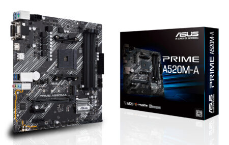 Mb ASUS Prime A520M-A Ii/Csm Socket Am4/Micro ATX/M.2/HDMI/USB/Aura Sync Rgb