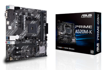 Mb ASUS Prime A520M-K A520 Socket Am4 3A Gen./2X DDR4/VGA/HDMI/M.2/4Xusb3.2/Microatx