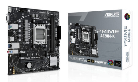 Mb ASUS Prime A620M-K Socket Am5/DDR5/HDMI/VGA/PCIE 4.0/M.2/Micro ATX