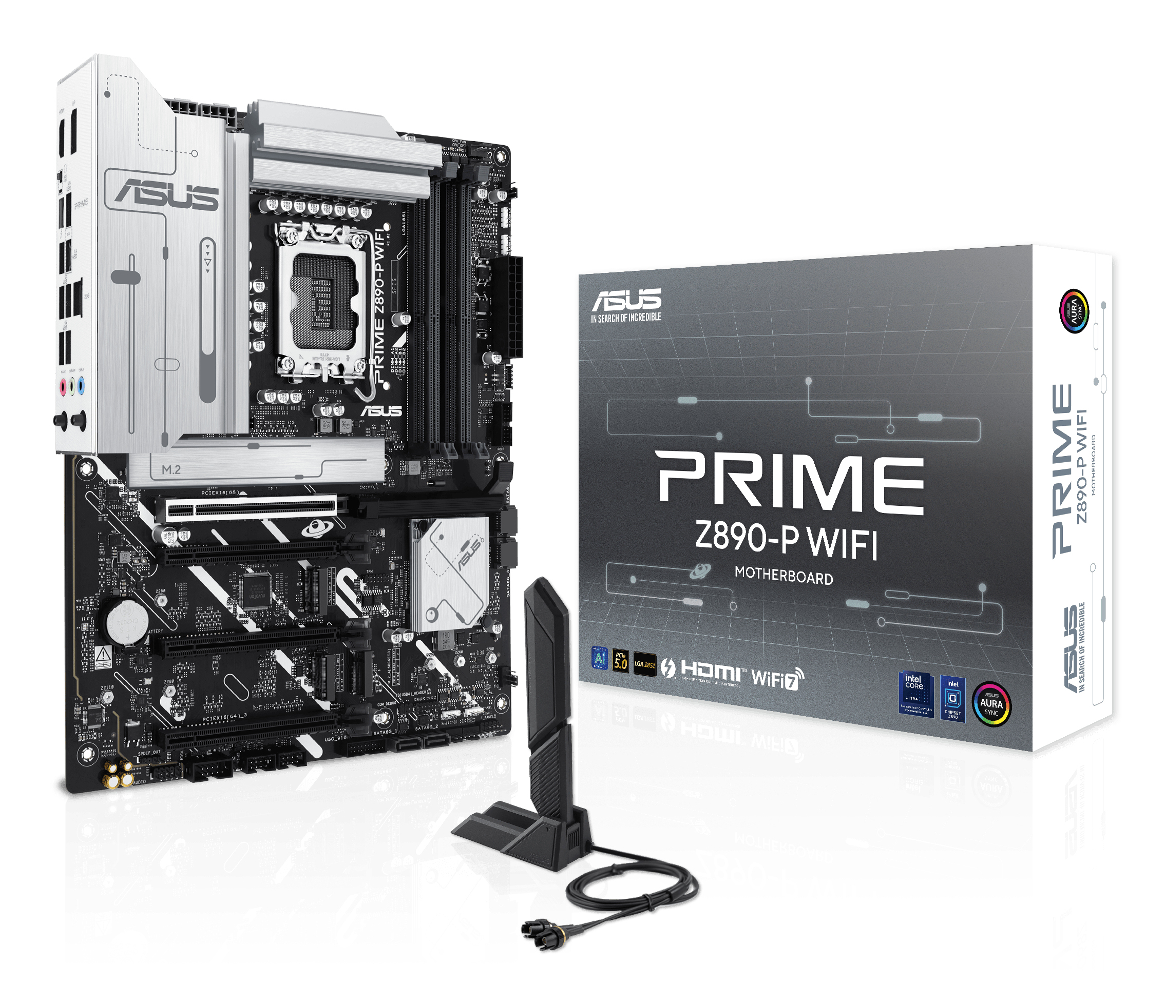 Mb Asus Prime Z890-p Wifi Lga1851/ddr5/hdmi 2.1/displayport 1.4/usb-c/dimm Fit/4 X M.2 Slots And 4 X Sata 6gb/s/192gb