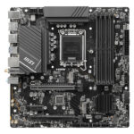 Mb MSI Pro B760M-A WiFi DDR5/Socket Lga 1700/HDMI/192Gb/PCIE 4.0/M.2/USB 3.1/Micro ATX