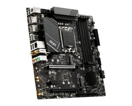 Mb MSI Pro B760M-A WiFi DDR5/Socket Lga 1700/HDMI/192Gb/PCIE 4.0/M.2/USB 3.1/Micro ATX