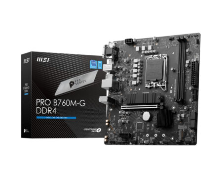 Mb MSI Pro B760M-G DDR4 Socket 1700/2Xddr4 4800/HDMI/DP/VGA/2Xm.2/Micro ATX